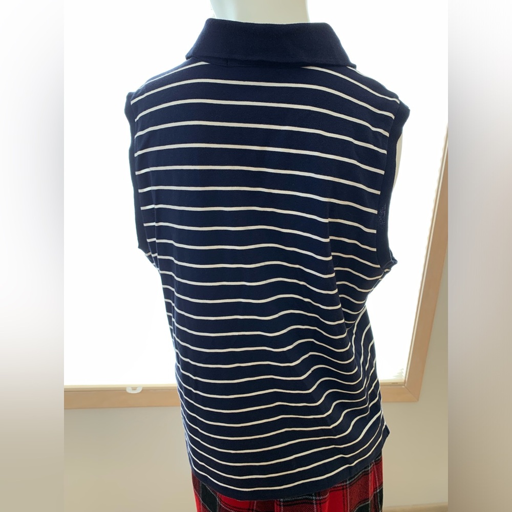 Ralph Lauren Women’s Navy/red/white Active wear Sport Tee Size M Like New - Picture 2 of 6